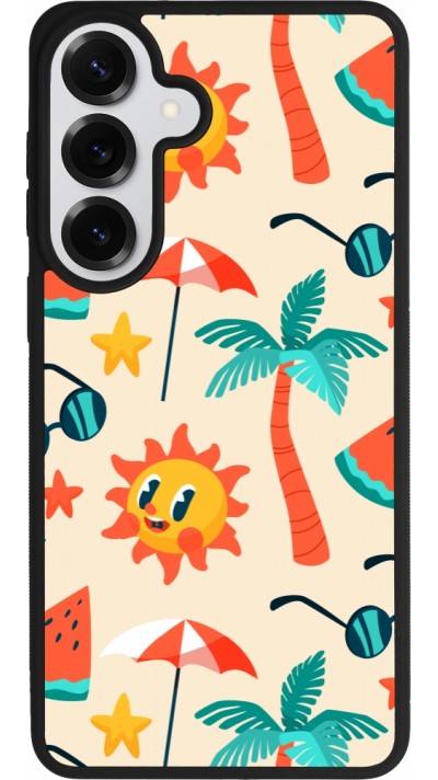 Samsung Galaxy S26+ Case Hülle - Silikon schwarz Summer 2025 Pattern soleil