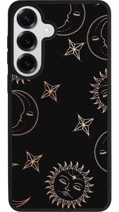 Samsung Galaxy S26+ Case Hülle - Silikon schwarz Suns and Moons