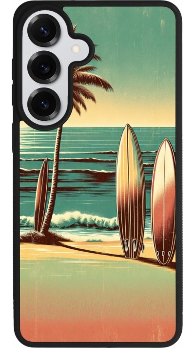 Samsung Galaxy S26+ Case Hülle - Silikon schwarz Surf Paradise