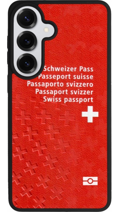 Samsung Galaxy S26+ Case Hülle - Silikon schwarz Swiss Passport