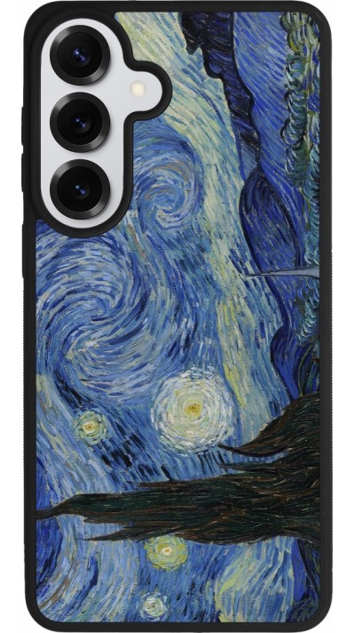 Coque Samsung Galaxy S26+ - Silicone rigide noir Tableau art - La Nuit étoilée - Van Gogh