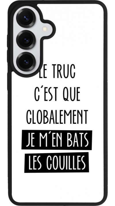 Samsung Galaxy S26+ Case Hülle - Silikon schwarz Le truc globalement bats les couilles