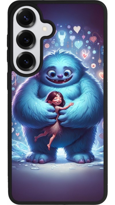 Samsung Galaxy S26+ Case Hülle - Silikon schwarz Valentin 2024 Flauschige Liebe