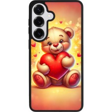 Samsung Galaxy S26+ Case Hülle - Silikon schwarz Valentin 2024 Teddy Liebe