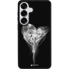 Coque Samsung Galaxy S26+ - Silicone rigide noir Valentine 2022 Black Smoke