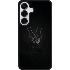 Samsung Galaxy S26+ Case Hülle - Silikon schwarz Valentine 2023 hands forever