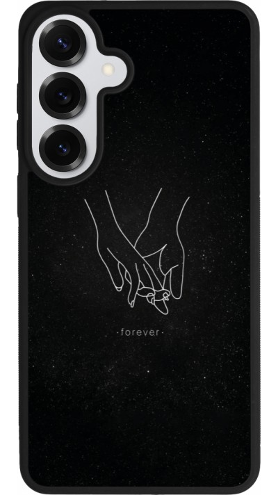 Samsung Galaxy S26+ Case Hülle - Silikon schwarz Valentine 2023 hands forever