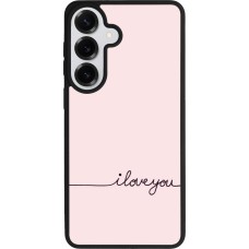Samsung Galaxy S26+ Case Hülle - Silikon schwarz Valentine 2023 i love you writing