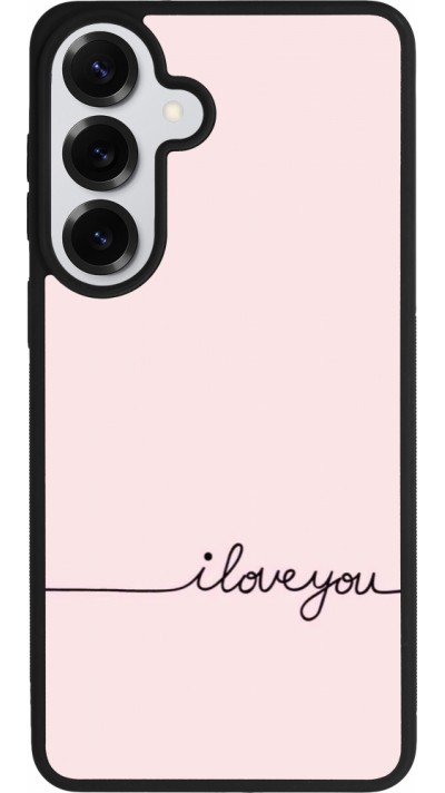 Samsung Galaxy S26+ Case Hülle - Silikon schwarz Valentine 2023 i love you writing