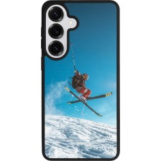 Samsung Galaxy S26+ Case Hülle - Silikon schwarz Winter 22 Ski Jump