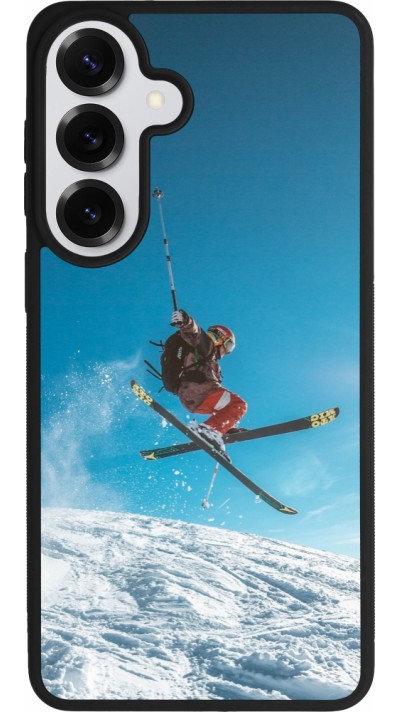 Samsung Galaxy S26+ Case Hülle - Silikon schwarz Winter 22 Ski Jump