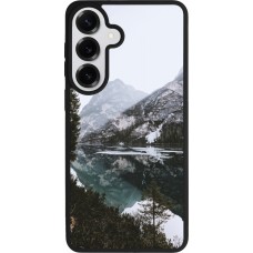Samsung Galaxy S26+ Case Hülle - Silikon schwarz Winter 22 snowy mountain and lake