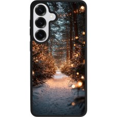 Samsung Galaxy S26+ Case Hülle - Silikon schwarz Winter 25 Winter snowy road