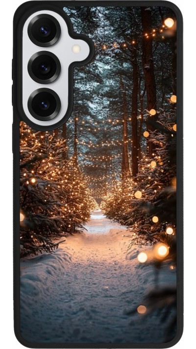 Samsung Galaxy S26+ Case Hülle - Silikon schwarz Winter 25 Winter snowy road