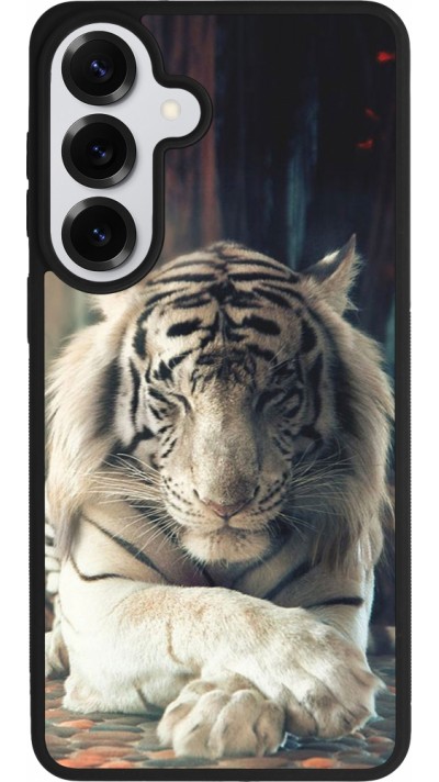 Samsung Galaxy S26+ Case Hülle - Silikon schwarz Zen Tiger