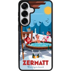 Samsung Galaxy S26+ Case Hülle - Silikon schwarz Zermatt Mountain Jacuzzi