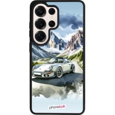 Samsung Galaxy S26 Ultra Case Hülle - Silikon schwarz Porsche 911 Berg Aquarell