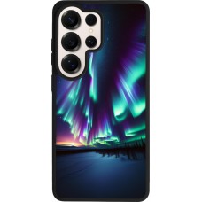 Samsung Galaxy S26 Ultra Case Hülle - Silikon schwarz Funkelndes Nordlicht