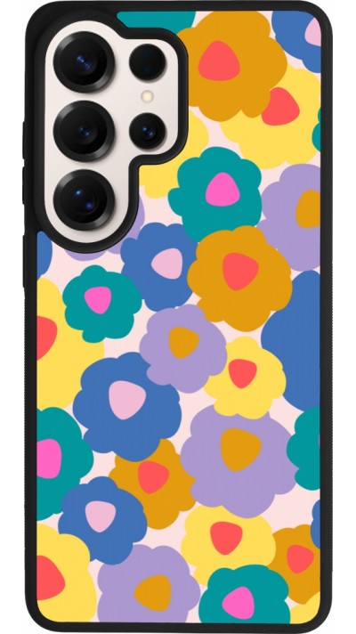 Coque Samsung Galaxy S26 Ultra - Silicone rigide noir Easter 2024 flower power