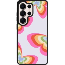 Coque Samsung Galaxy S26 Ultra - Silicone rigide noir Easter 2024 rainbow butterflies