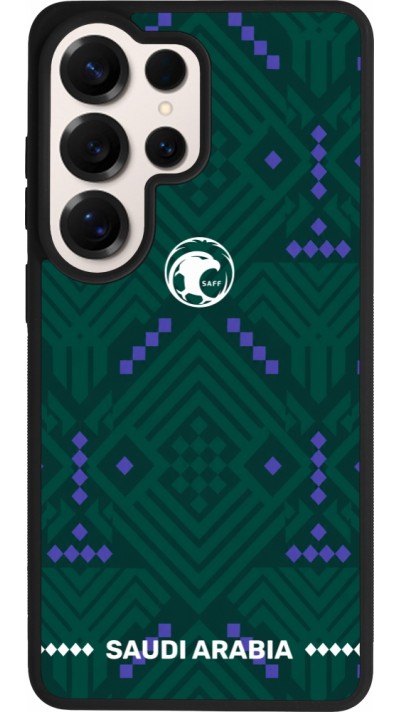 Samsung Galaxy S26 Ultra Case Hülle - Silikon schwarz Saudi Arabien 2026 personalisierbares Fussballtrikot