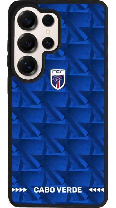 Samsung Galaxy S26 Ultra Case Hülle - Silikon schwarz Kap Verde 2026 personalisierbares Fussballtrikot