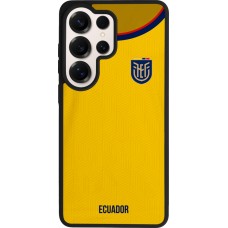 Coque Samsung Galaxy S26 Ultra - Silicone rigide noir Maillot de football Equateur 2022