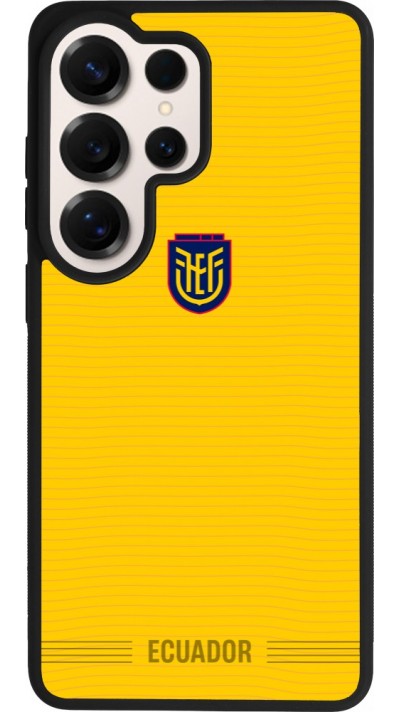 Samsung Galaxy S26 Ultra Case Hülle - Silikon schwarz Ecuador 2026 personalisierbares Fussballtrikot