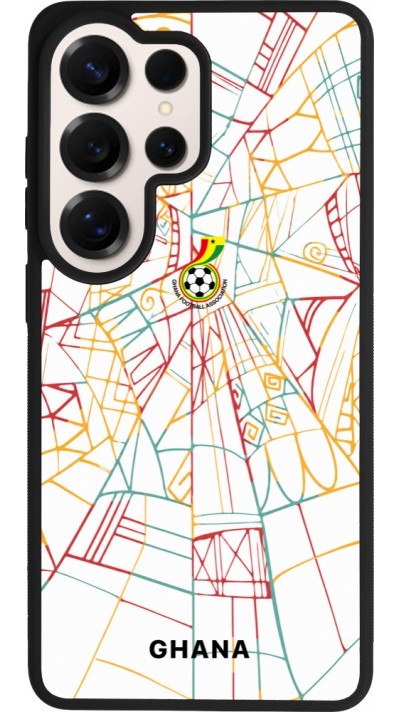 Samsung Galaxy S26 Ultra Case Hülle - Silikon schwarz Ghana 2026 personalisierbares Fussballtrikot