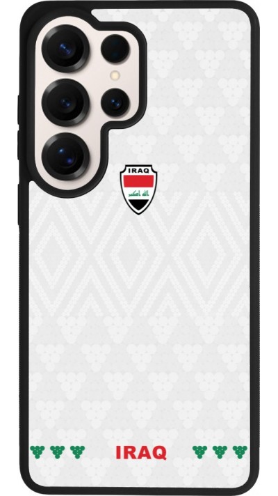 Samsung Galaxy S26 Ultra Case Hülle - Silikon schwarz Irak 2026 personalisierbares Fussballtrikot