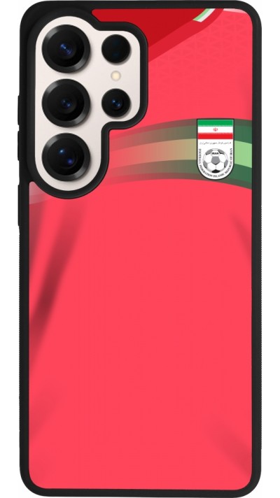 Coque Samsung Galaxy S26 Ultra - Silicone rigide noir Maillot de football Iran 2022 personnalisable