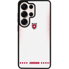Samsung Galaxy S26 Ultra Case Hülle - Silikon schwarz Jordanien 2026 personalisierbares Fussballtrikot