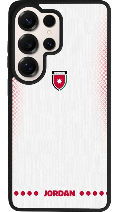 Samsung Galaxy S26 Ultra Case Hülle - Silikon schwarz Jordanien 2026 personalisierbares Fussballtrikot