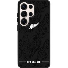 Coque Samsung Galaxy S26 Ultra - Silicone rigide noir Maillot de football Nouvelle-Zélande 2026 personnalisable