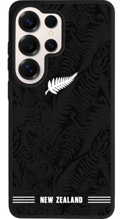 Samsung Galaxy S26 Ultra Case Hülle - Silikon schwarz Neuseeland 2026 personalisierbares Fussballtrikot
