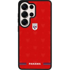 Coque Samsung Galaxy S26 Ultra - Silicone rigide noir Maillot de football Panama 2026 personnalisable