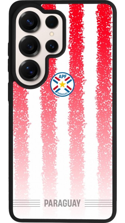 Samsung Galaxy S26 Ultra Case Hülle - Silikon schwarz Paraguay 2026 personalisierbares Fussballtrikot