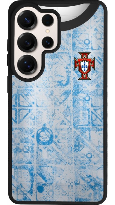 Samsung Galaxy S26 Ultra Case Hülle - Silikon schwarz Portugal Away personalisierbares Fussballtrikot