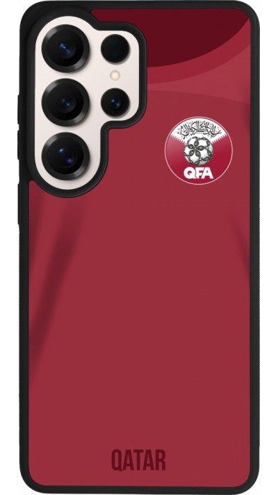 Samsung Galaxy S26 Ultra Case Hülle - Silikon schwarz Katar 2022 personalisierbares Fussballtrikot