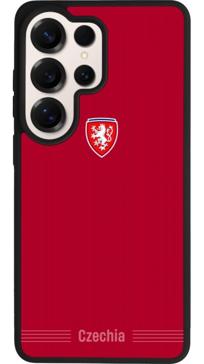 Samsung Galaxy S26 Ultra Case Hülle - Silikon schwarz Tschechische Republik 2026 personalisierbares Fussballtrikot