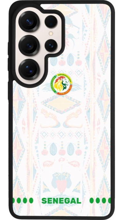 Samsung Galaxy S26 Ultra Case Hülle - Silikon schwarz Senegal 2026 personalisierbares Fussballtrikot
