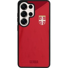 Samsung Galaxy S26 Ultra Case Hülle - Silikon schwarz Serbien 2022 personalisierbares Fussballtrikot