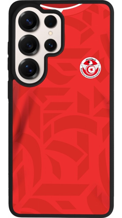 Samsung Galaxy S26 Ultra Case Hülle - Silikon schwarz Tunesien 2022 personalisierbares Fussballtrikot