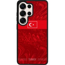 Coque Samsung Galaxy S26 Ultra - Silicone rigide noir Maillot de football Turquie 2026 personnalisable