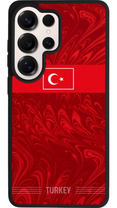 Samsung Galaxy S26 Ultra Case Hülle - Silikon schwarz Türkei 2026 personalisierbares Fussballtrikot