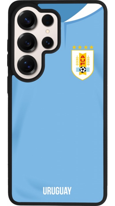 Samsung Galaxy S26 Ultra Case Hülle - Silikon schwarz Uruguay 2022 personalisierbares Fussballtrikot
