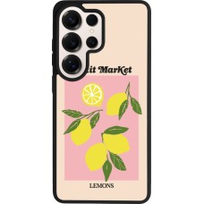 Samsung Galaxy S26 Ultra Case Hülle - Silikon schwarz Fruit market lemons 2026
