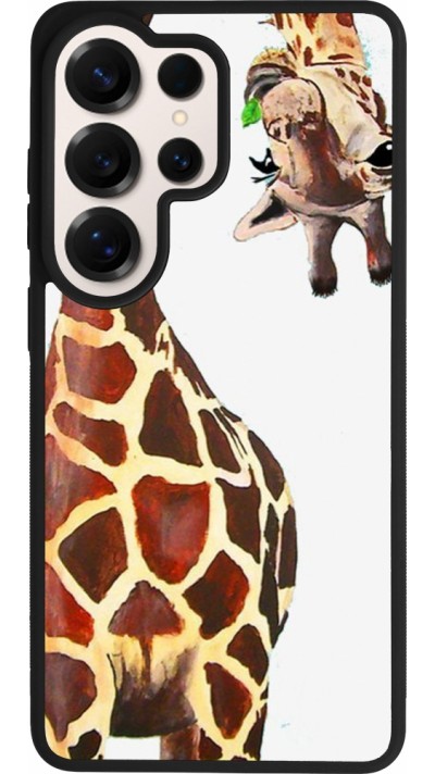 Samsung Galaxy S26 Ultra Case Hülle - Silikon schwarz Giraffe Fit