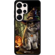 Samsung Galaxy S26 Ultra Case Hülle - Silikon schwarz Halloween 21 Witch cat