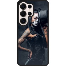 Samsung Galaxy S26 Ultra Case Hülle - Silikon schwarz Halloween 22 Tattooed Girl